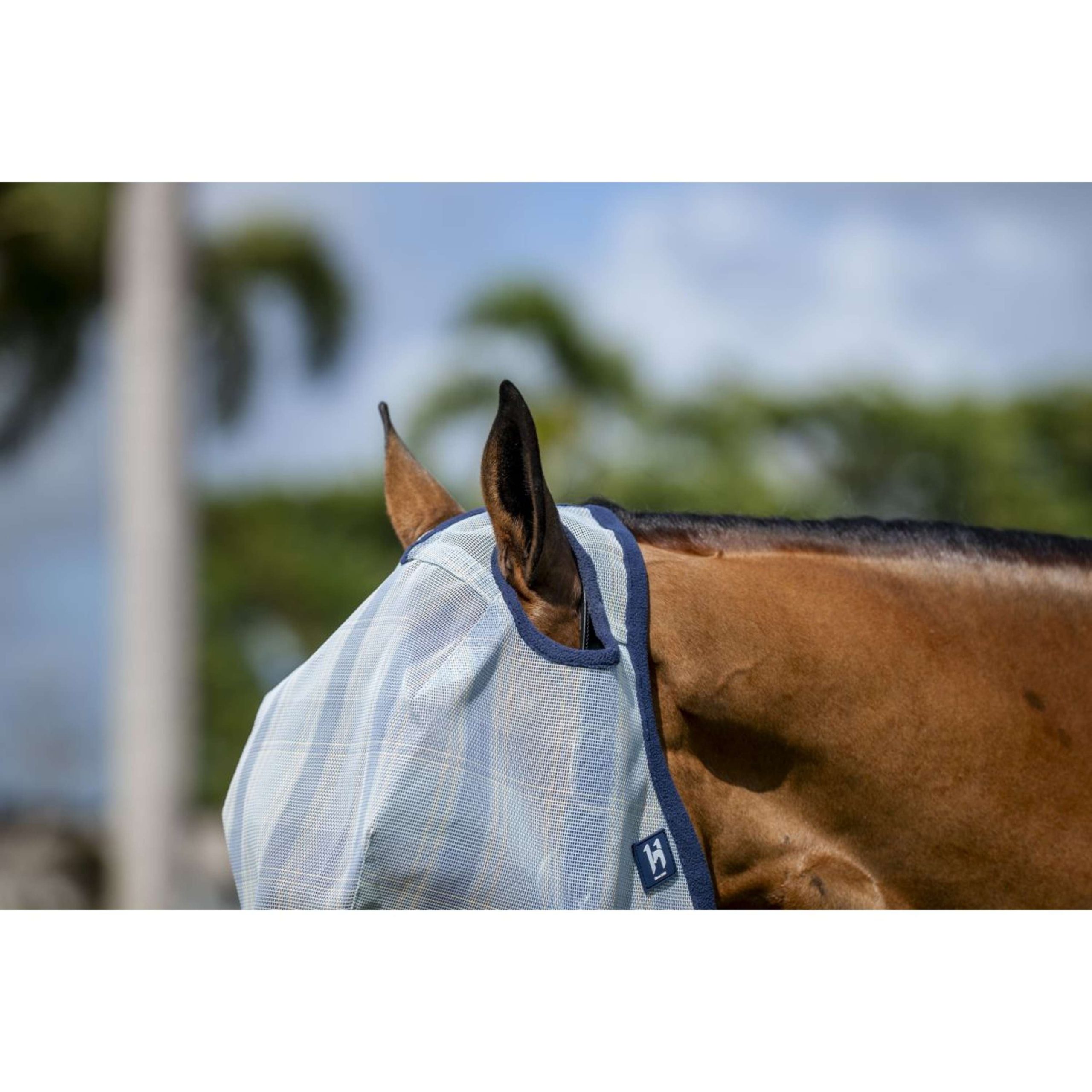 Horseware Masque Anti-Mouches Newmarket sans Oreilles Witney Navy – Image 2
