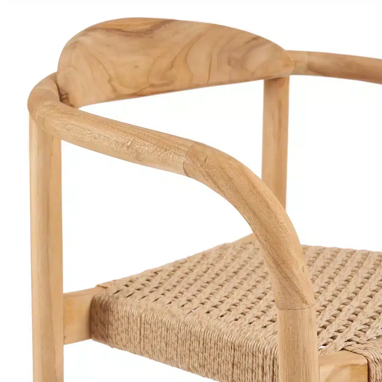 Chaise Teck Recyclé Amaya – Naturelle – Extérieur – Image 5
