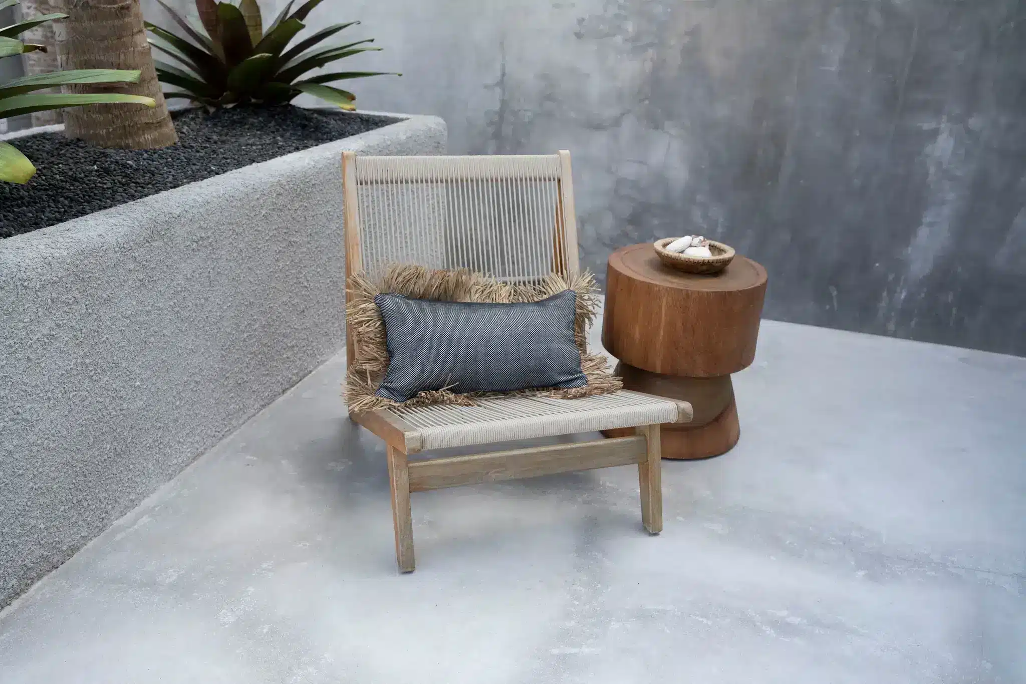 tabouret-table Mitcha – Naturel – Image 2