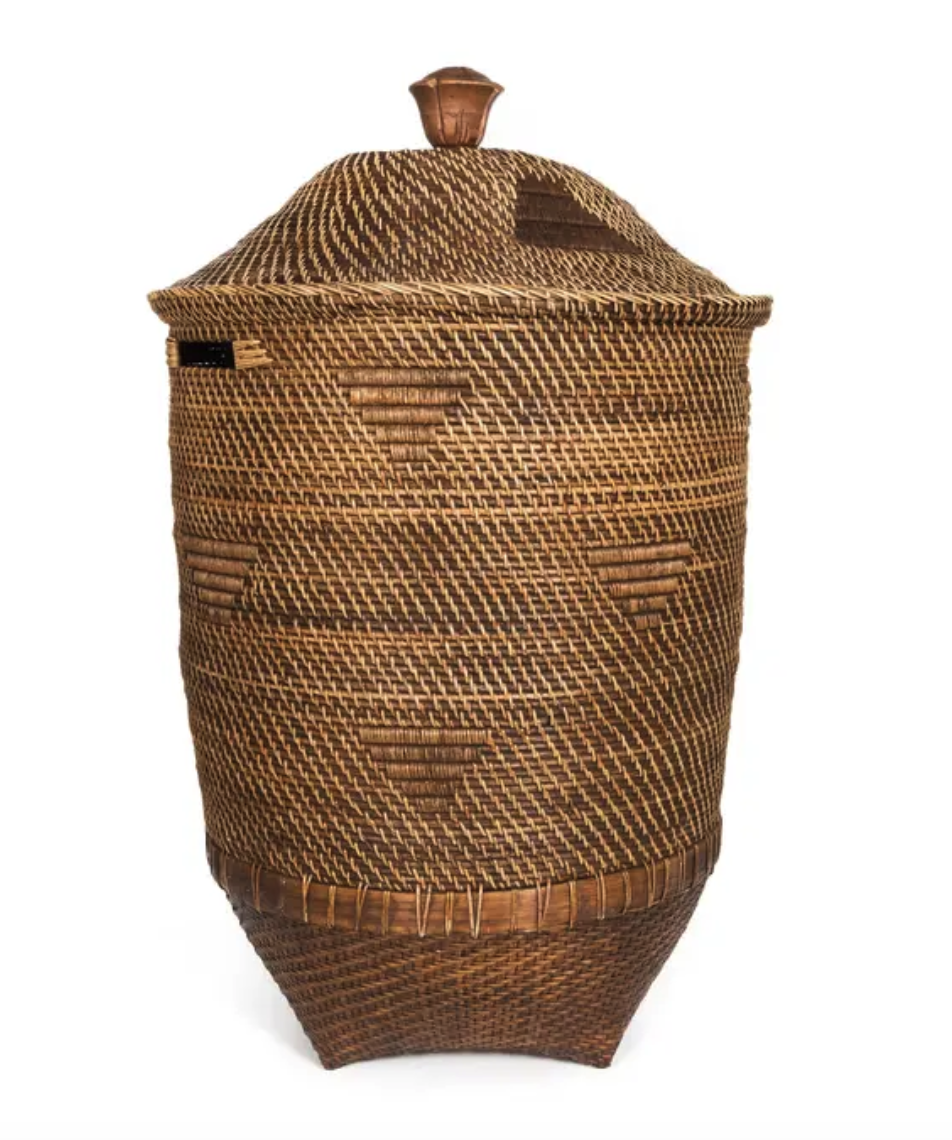 Panier à Linge Colonial – Brun Naturel – XL
