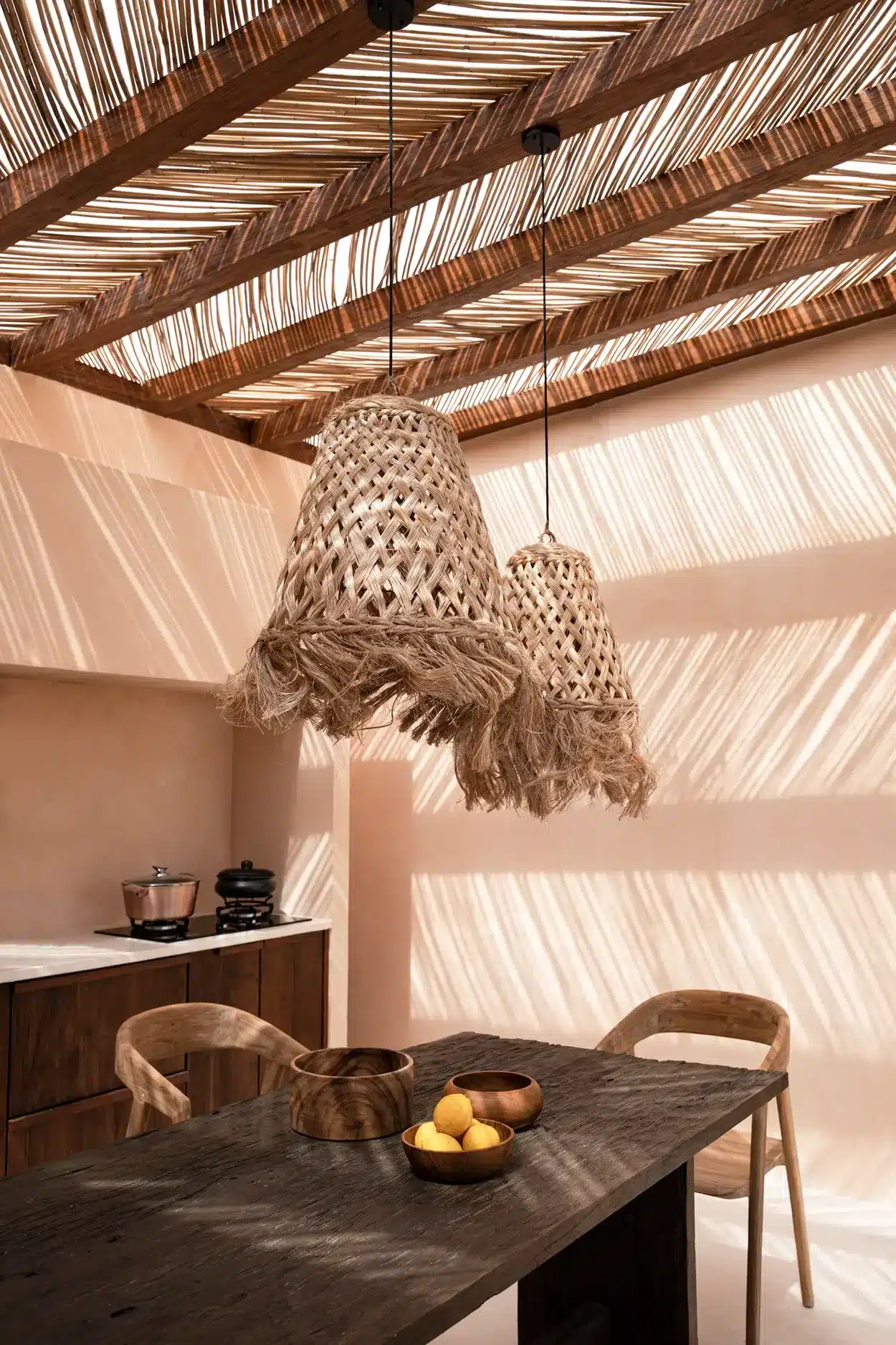 Abaca Suspension Méduse Naturel-L – Image 5