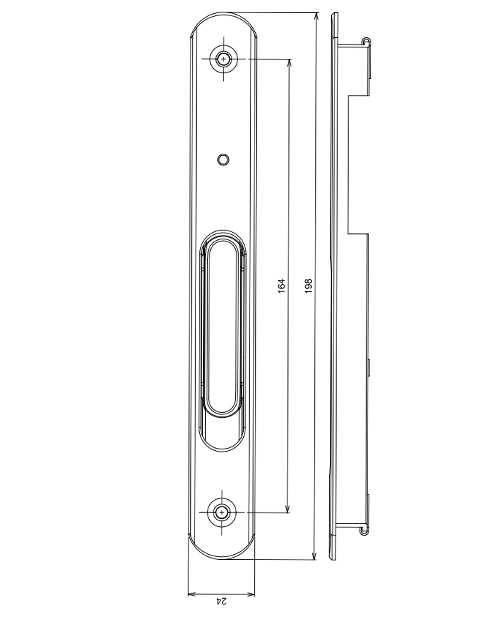 Fermeture double à encastrer Silène DS6795 – Image 6